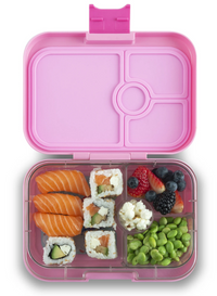 Yumbox Panino broodtrommel 4 vakken Power Roze Regenboog Tray